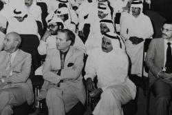حضور الموسم الثقافي للمشروع 1981-1982-يظهر عبدالعزيز بن تركي وناصر  فخرو