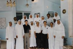 مجموعة من ألاصدقاء في مجلس خالد الربان -الوف-قطر 2005